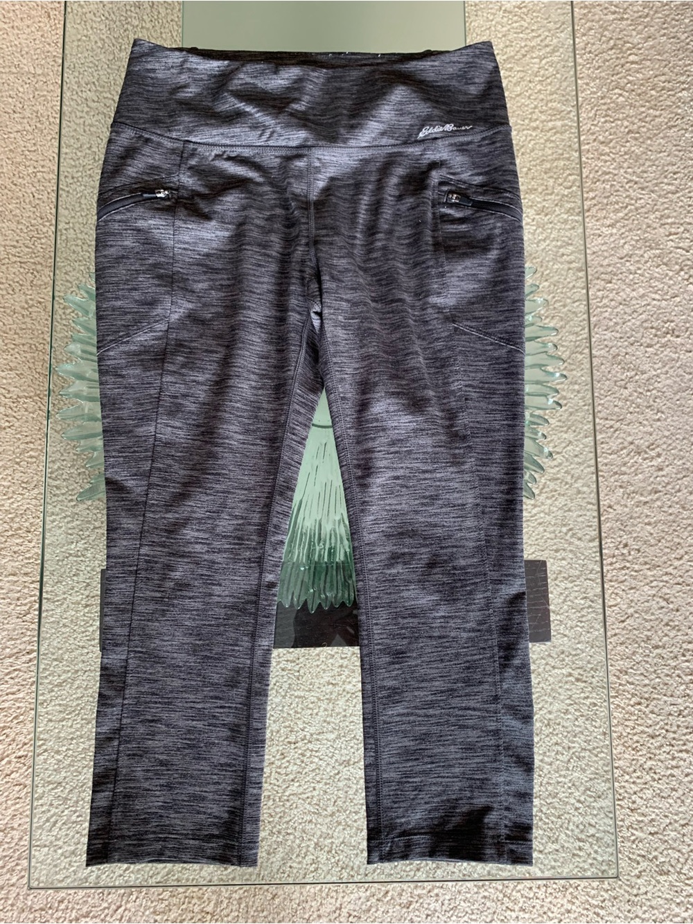 💜 Eddie Bauer Athletic Crops with Pockets